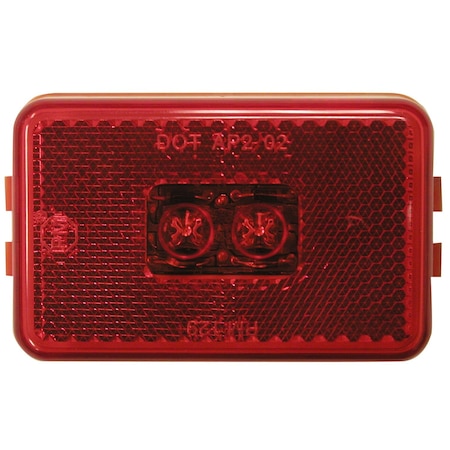 Peterson Led M/C P2 Rect W/Rflx 3X1.96 M129R